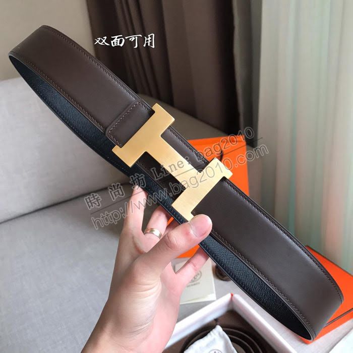 HERMES皮帶 官網同步 Hermes-CONSTANCE 2 BELT 雙面小牛皮 愛馬仕男腰帶  hgh1949